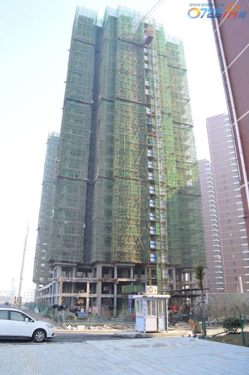 东湖金利屋12月工程进度11号楼已建至第24层