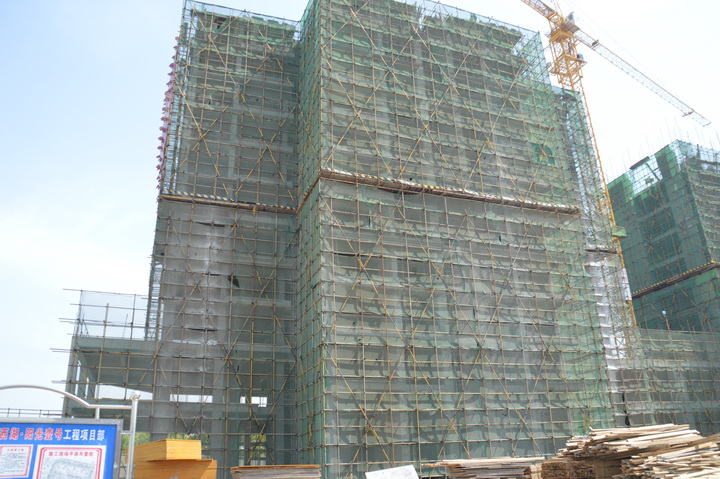 西湖·阳光壹号2017 4月工程进度1号楼已经建至11层
