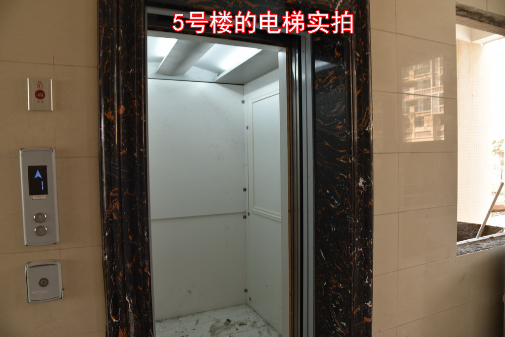 鑫龙.中央公园2018-3工程进度5号楼的电梯实拍