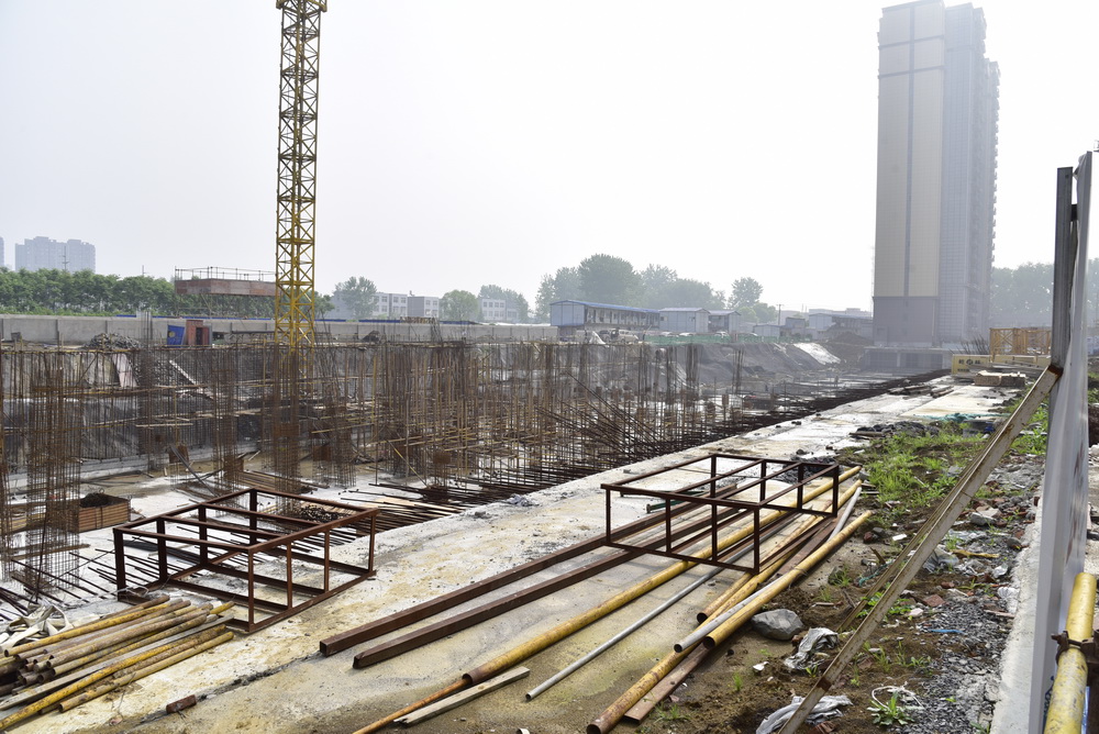 智汇东城2019-4-24工程进度6、9号楼已经开始施工.