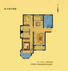 中南世纪城通透三房户型 3室2厅2卫 124.54平米