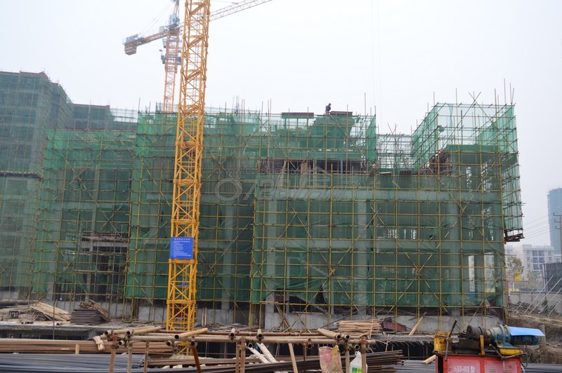 碧水园2015年1月工程进度建设到第三层的C栋