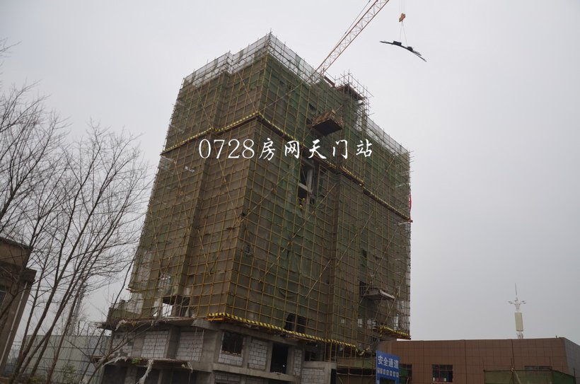 智汇东城2015年元月工程进度1#已封顶