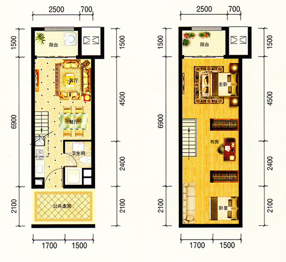 天门天门新城8期B公寓户型图