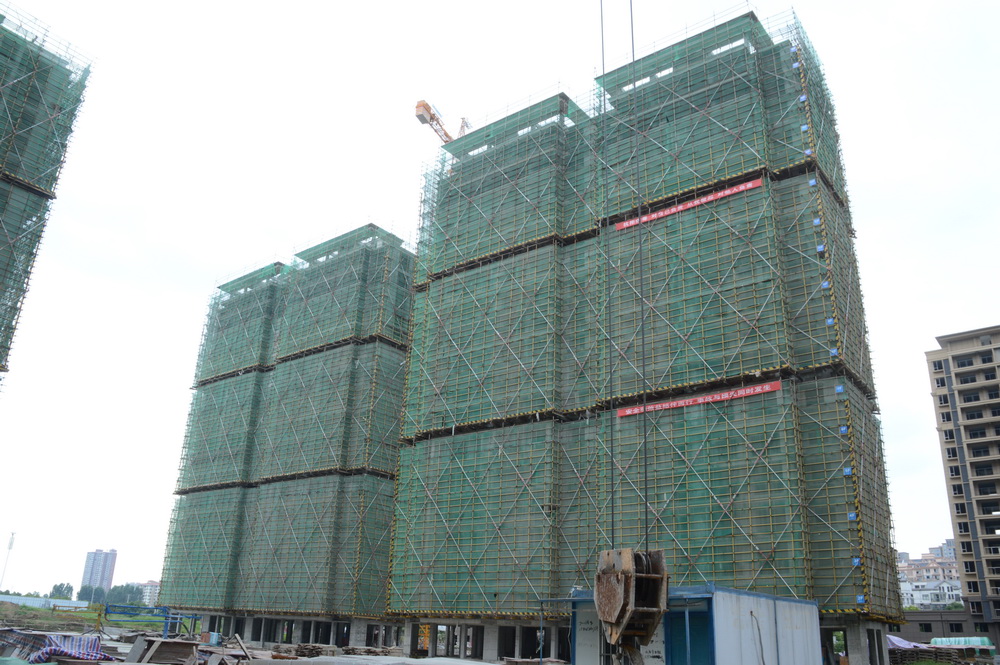 华泰雅苑2020年6月工程进度3、4号楼内部施工
