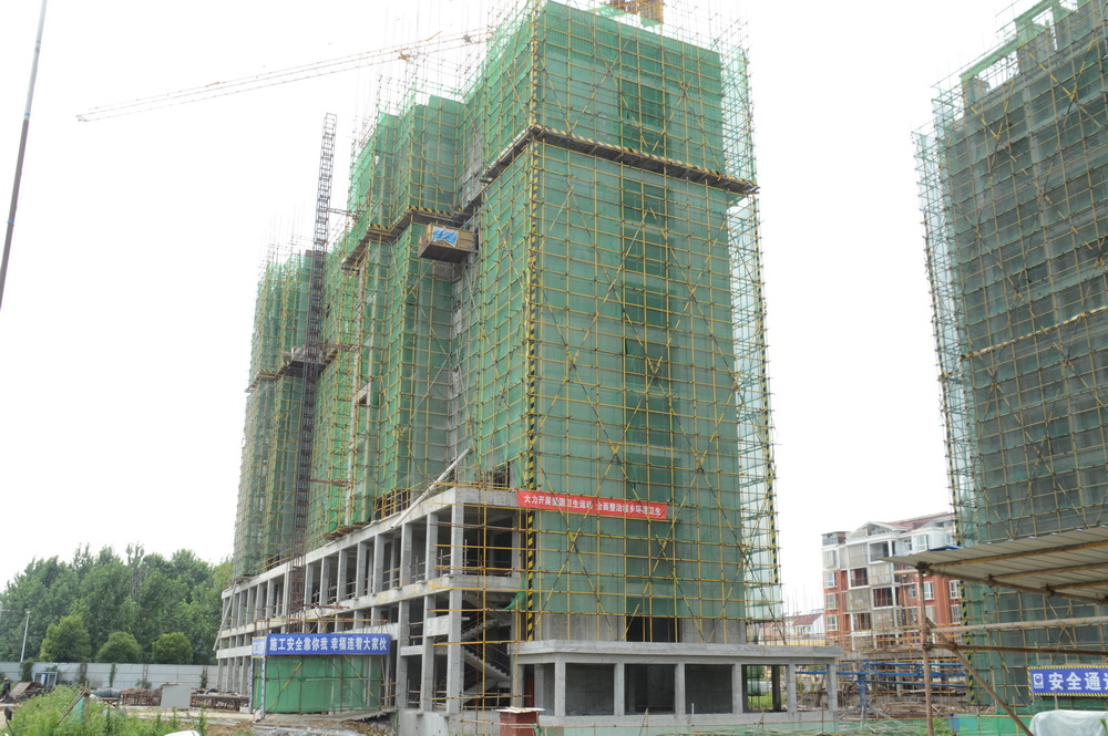 中天国际2020年6月工程进度1号楼建至12层
