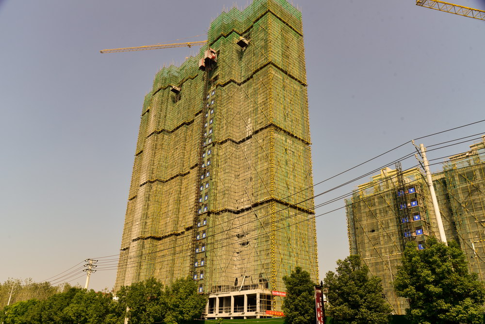 中天国际2020年10月工程进度1号楼建至第27层