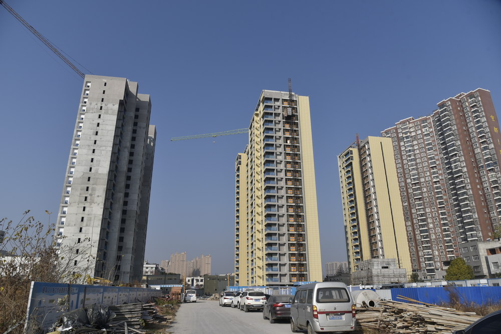 佳鑫·名著2021年12月工程进度1-4号楼整体效果