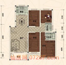 中岭康城3户型户型 4室2厅2卫116.06平米